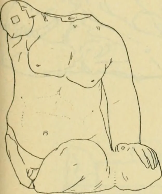 An illustration from Répertoire de la statuaire grecque et romaine, 1908, leaf 308