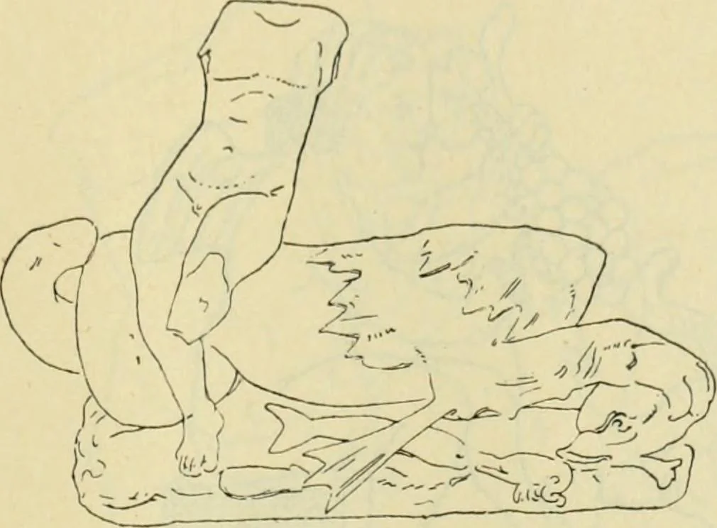 An illustration from Répertoire de la statuaire grecque et romaine, 1908, leaf 312