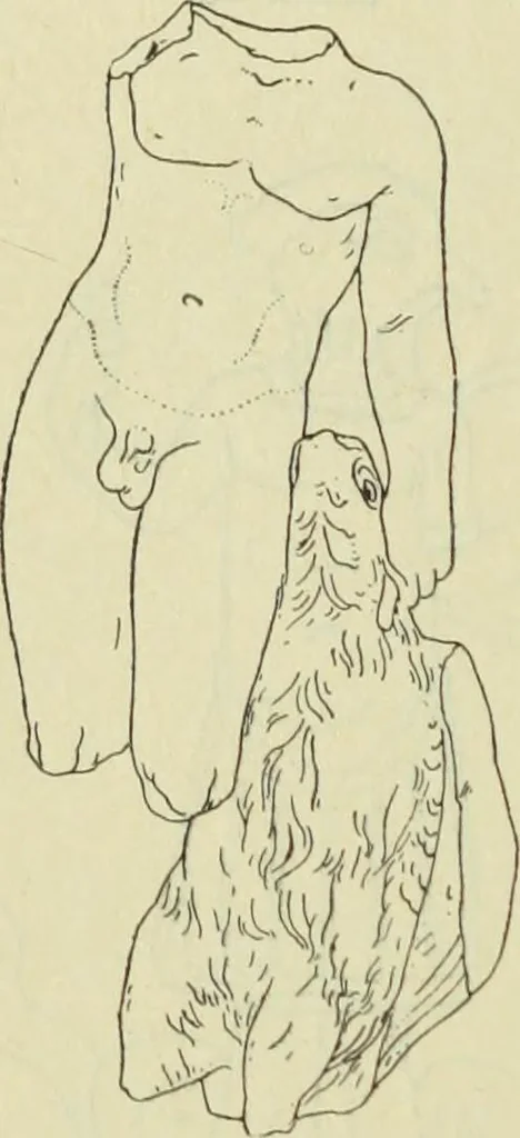 An illustration from Répertoire de la statuaire grecque et romaine, 1908, leaf 317
