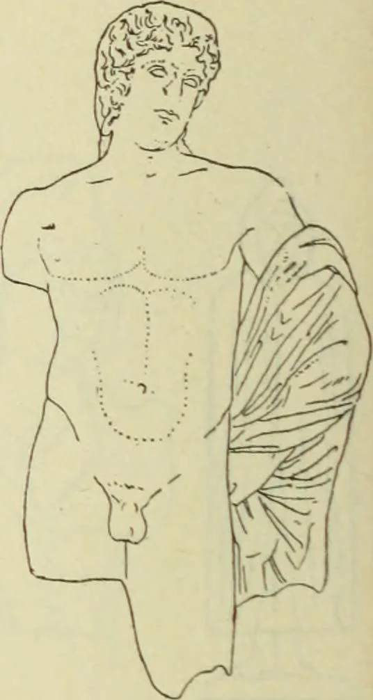 An illustration from Répertoire de la statuaire grecque et romaine, 1908, leaf 317
