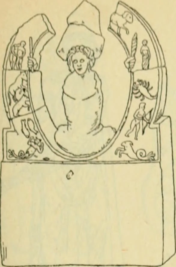 An illustration from Répertoire de la statuaire grecque et romaine, 1908, leaf 318
