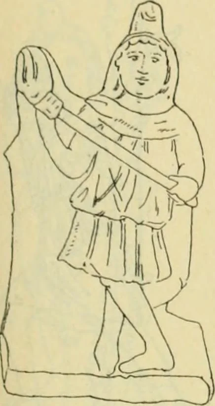 An illustration from Répertoire de la statuaire grecque et romaine, 1908, leaf 318