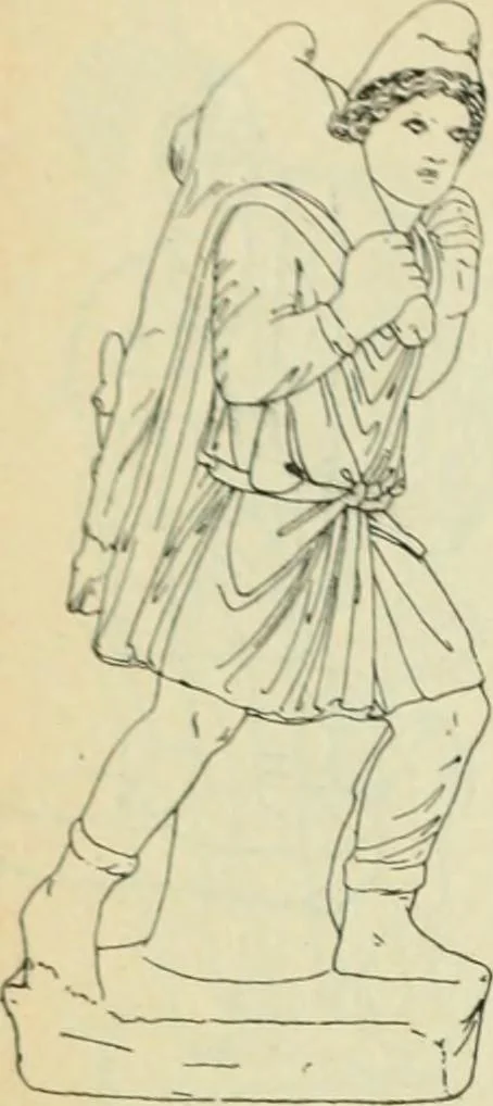 An illustration from Répertoire de la statuaire grecque et romaine, 1908, leaf 319