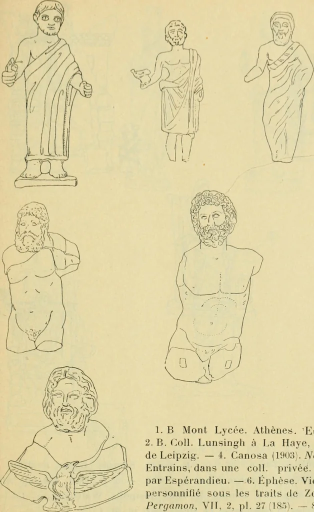 An illustration from Répertoire de la statuaire grecque et romaine, 1908, leaf 32