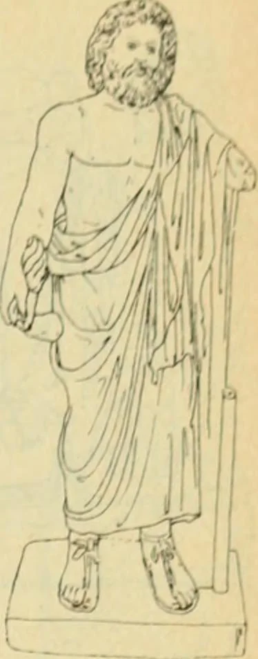 An illustration from Répertoire de la statuaire grecque et romaine, 1908, leaf 32