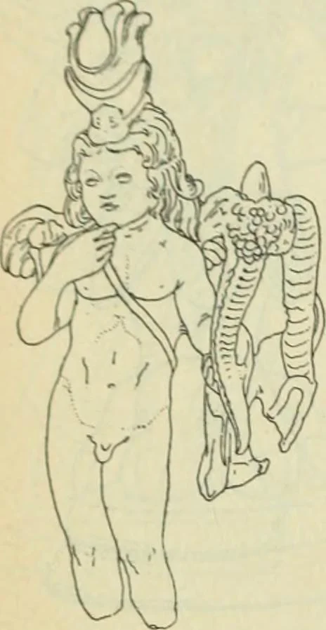 An illustration from Répertoire de la statuaire grecque et romaine, 1908, leaf 321