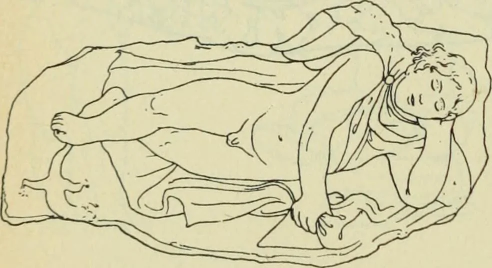 An illustration from Répertoire de la statuaire grecque et romaine, 1908, leaf 323