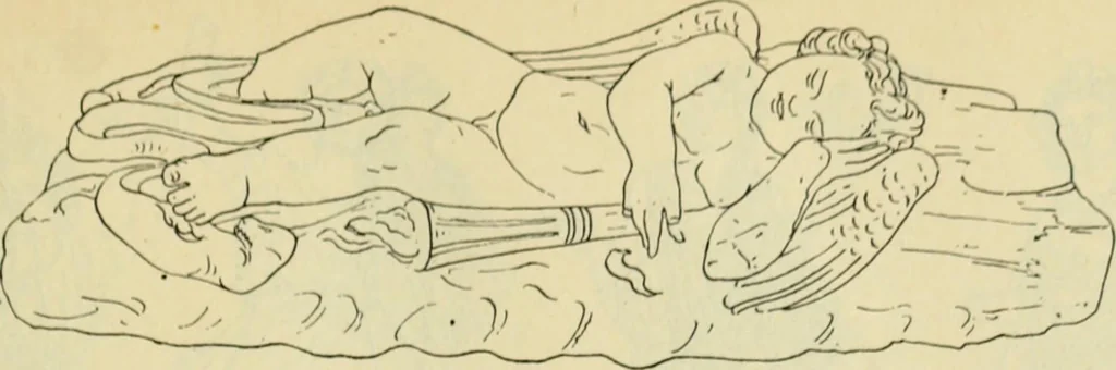 An illustration from Répertoire de la statuaire grecque et romaine, 1908, leaf 324