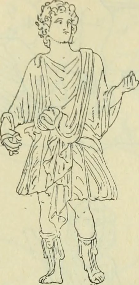 An illustration from Répertoire de la statuaire grecque et romaine, 1908, leaf 325
