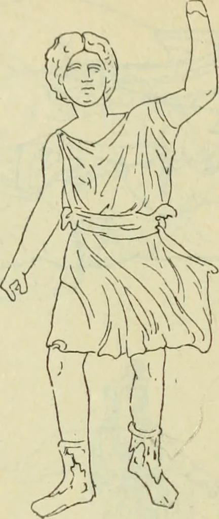 An illustration from Répertoire de la statuaire grecque et romaine, 1908, leaf 325