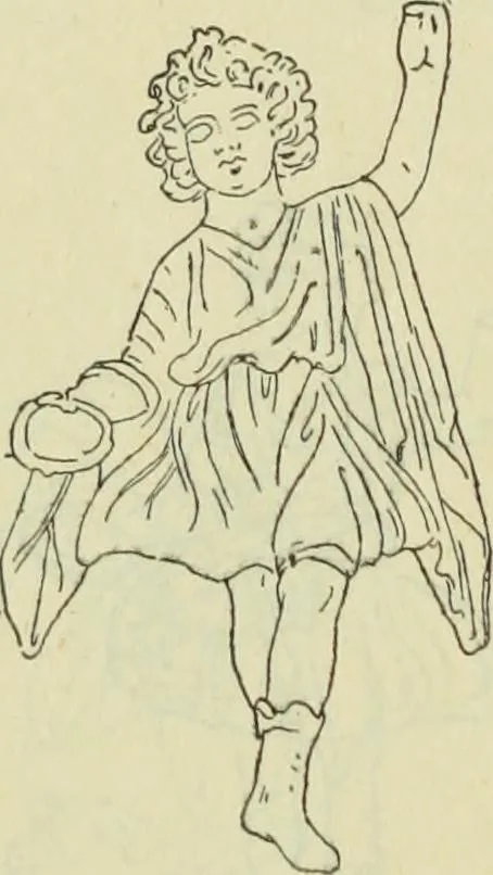 An illustration from Répertoire de la statuaire grecque et romaine, 1908, leaf 325