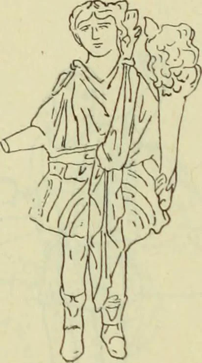 An illustration from Répertoire de la statuaire grecque et romaine, 1908, leaf 325
