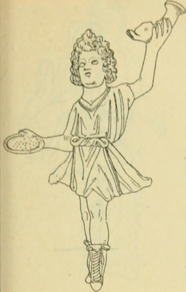 An illustration from Répertoire de la statuaire grecque et romaine, 1908, leaf 326