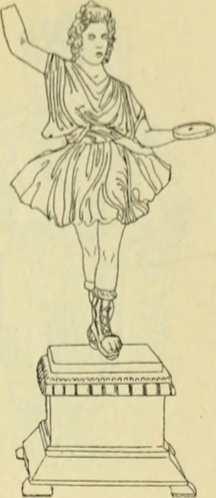 An illustration from Répertoire de la statuaire grecque et romaine, 1908, leaf 326