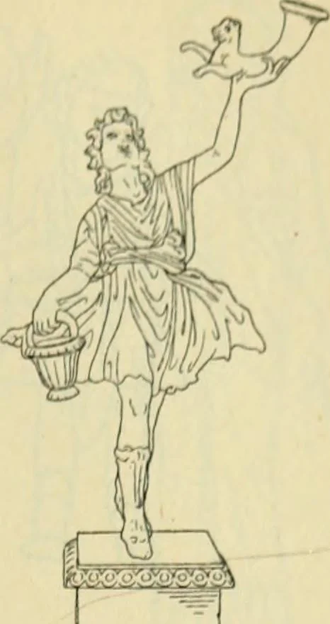 An illustration from Répertoire de la statuaire grecque et romaine, 1908, leaf 326