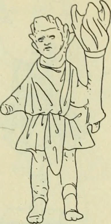 An illustration from Répertoire de la statuaire grecque et romaine, 1908, leaf 327