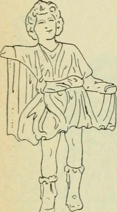 An illustration from Répertoire de la statuaire grecque et romaine, 1908, leaf 327