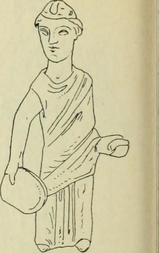 An illustration from Répertoire de la statuaire grecque et romaine, 1908, leaf 329