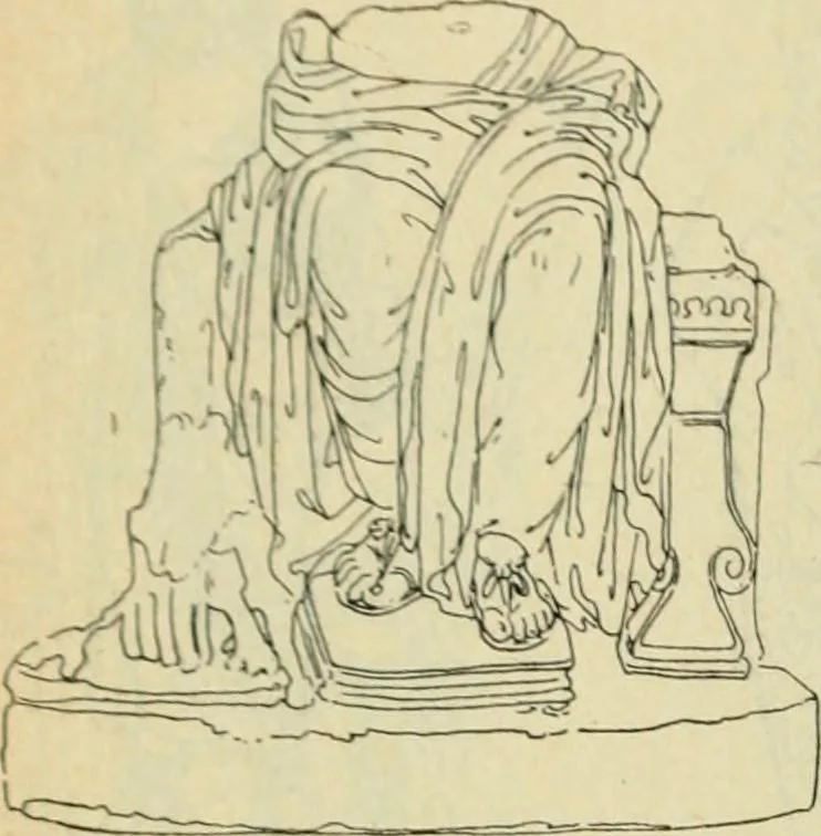 An illustration from Répertoire de la statuaire grecque et romaine, 1908, leaf 33