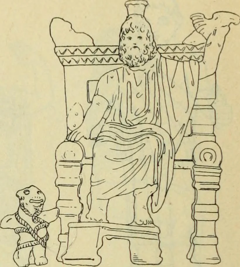 An illustration from Répertoire de la statuaire grecque et romaine, 1908, leaf 33