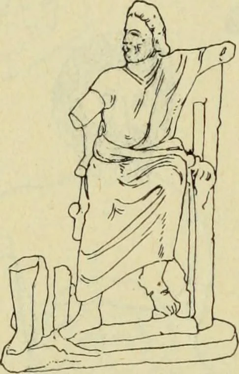 An illustration from Répertoire de la statuaire grecque et romaine, 1908, leaf 33