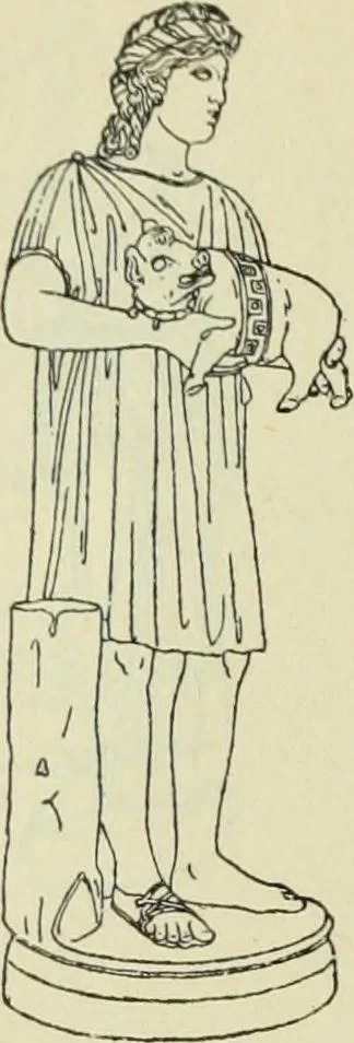 An illustration from Répertoire de la statuaire grecque et romaine, 1908, leaf 333
