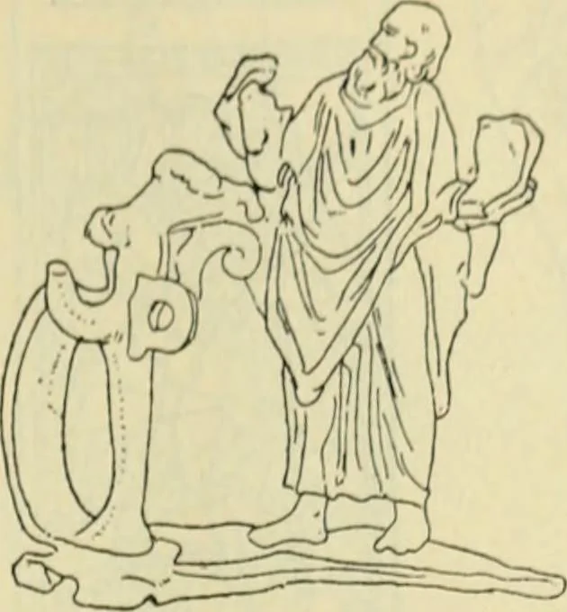 An illustration from Répertoire de la statuaire grecque et romaine, 1908, leaf 334