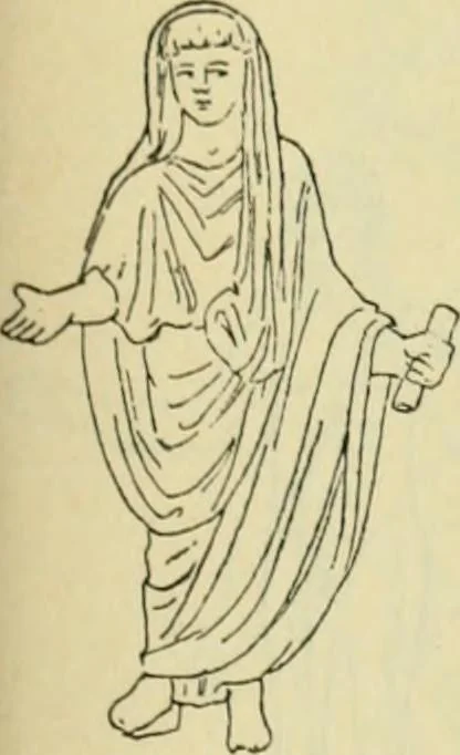 An illustration from Répertoire de la statuaire grecque et romaine, 1908, leaf 334