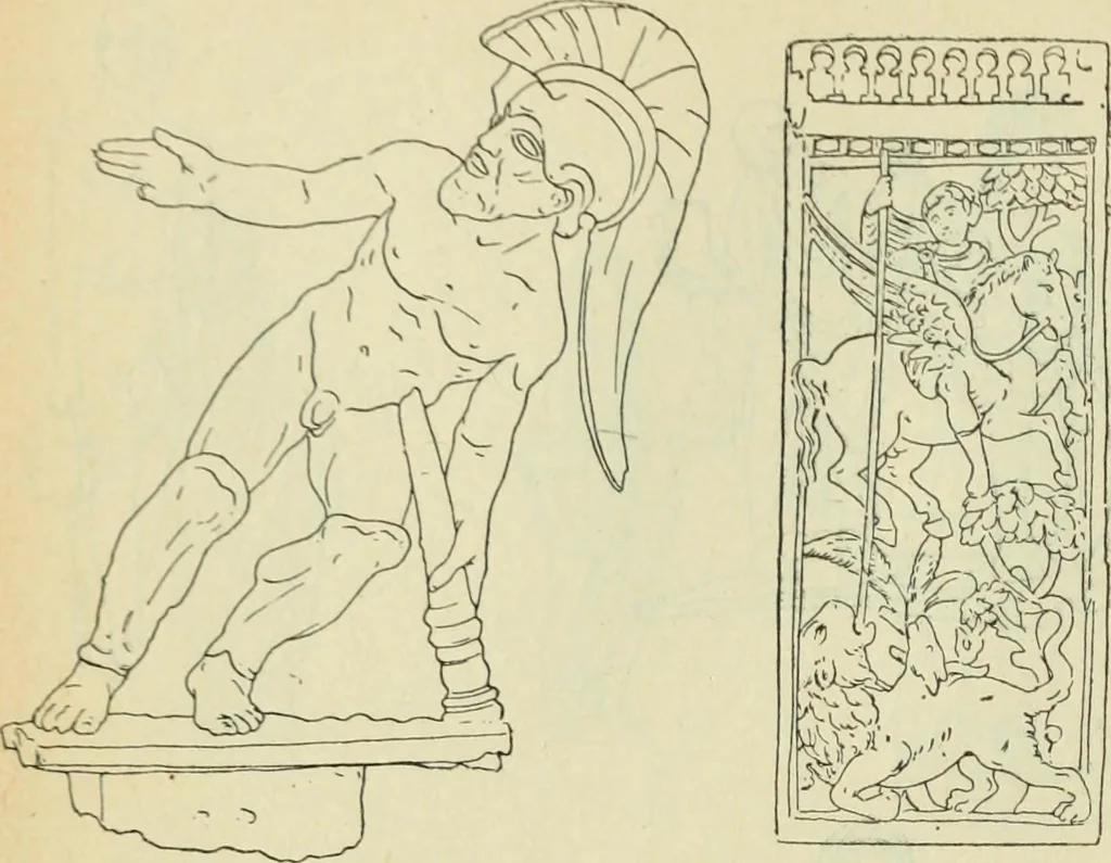 An illustration from Répertoire de la statuaire grecque et romaine, 1908, leaf 335