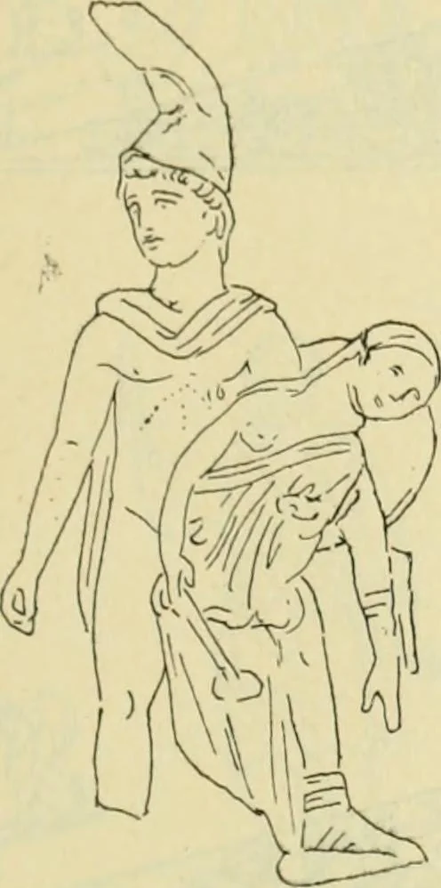 An illustration from Répertoire de la statuaire grecque et romaine, 1908, leaf 336