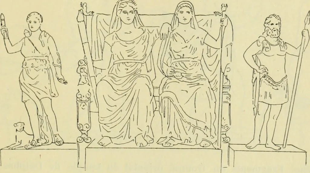 An illustration from Répertoire de la statuaire grecque et romaine, 1908, leaf 338