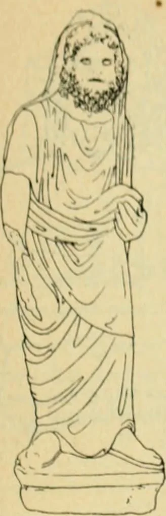 An illustration from Répertoire de la statuaire grecque et romaine, 1908, leaf 34