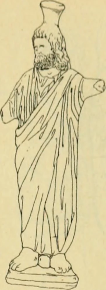 An illustration from Répertoire de la statuaire grecque et romaine, 1908, leaf 34