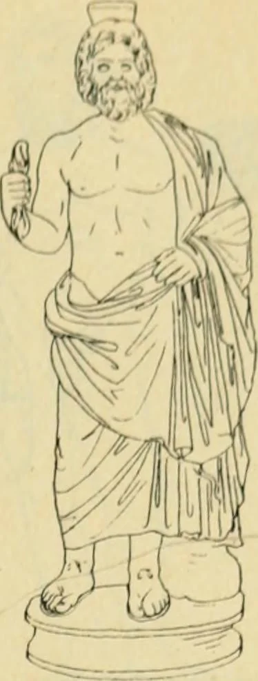 An illustration from Répertoire de la statuaire grecque et romaine, 1908, leaf 34