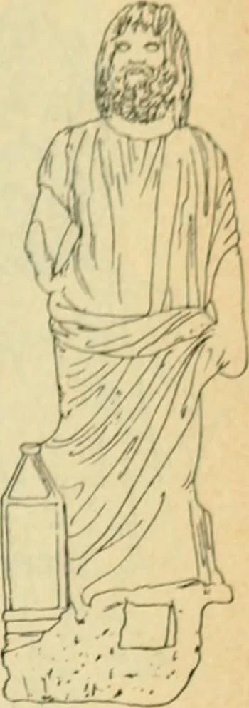 An illustration from Répertoire de la statuaire grecque et romaine, 1908, leaf 34
