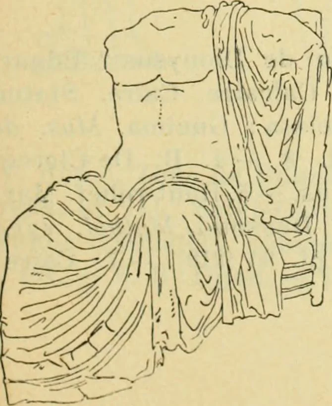 An illustration from Répertoire de la statuaire grecque et romaine, 1908, leaf 34