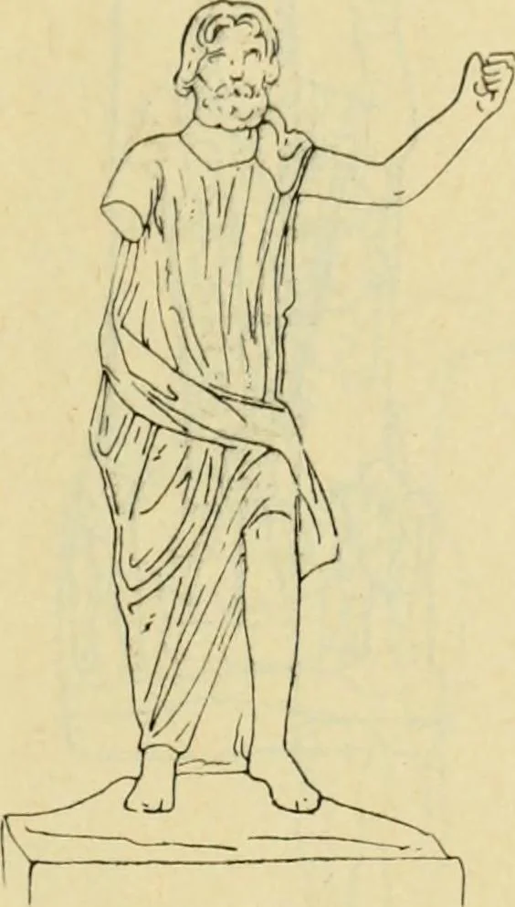 An illustration from Répertoire de la statuaire grecque et romaine, 1908, leaf 34