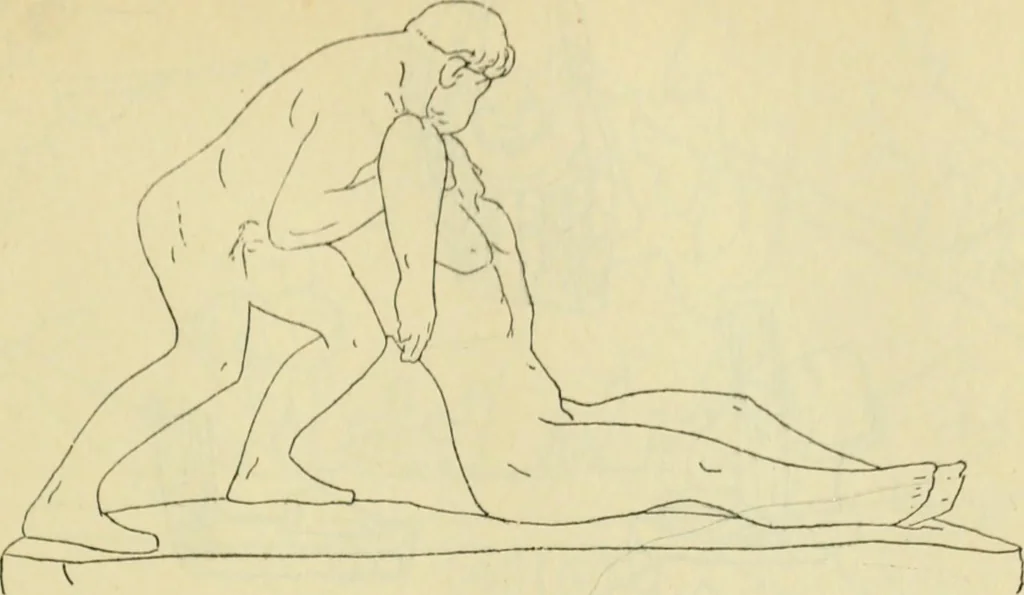An illustration from Répertoire de la statuaire grecque et romaine, 1908, leaf 340