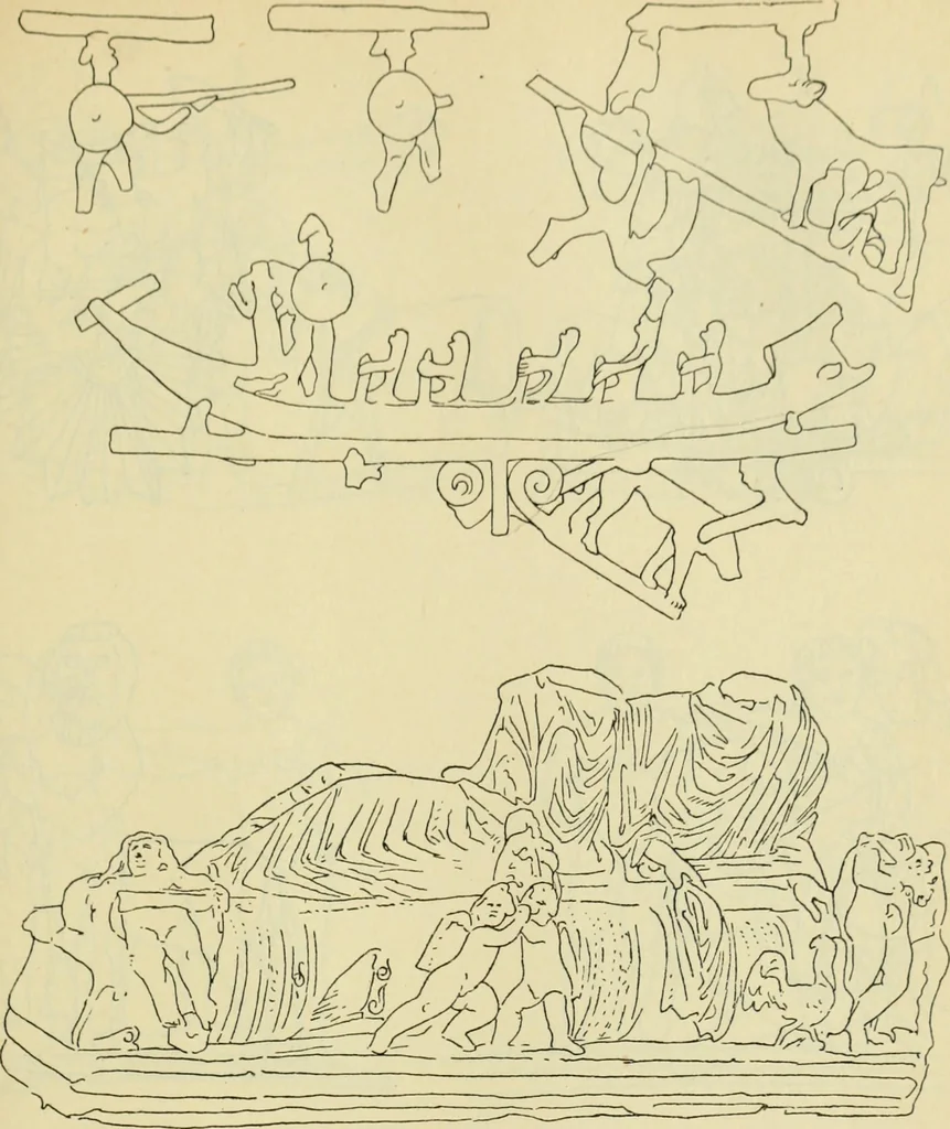 An illustration from Répertoire de la statuaire grecque et romaine, 1908, leaf 342