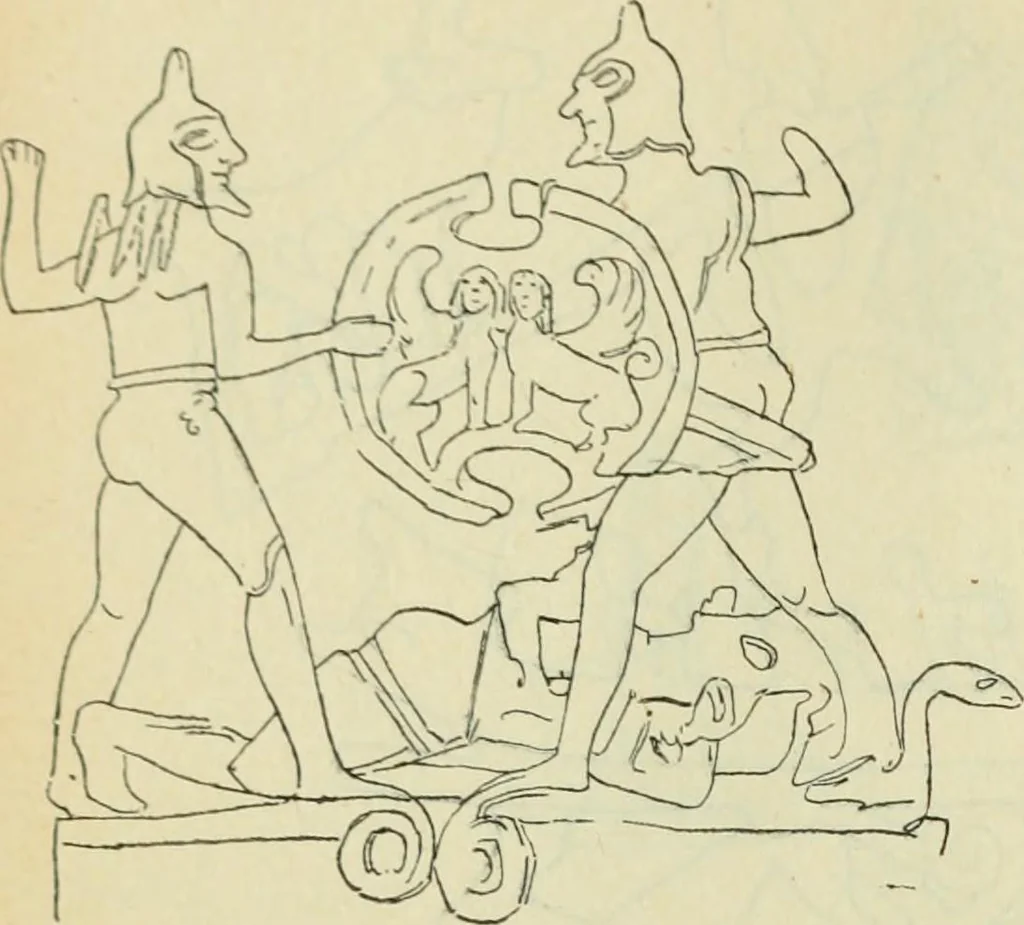 An illustration from Répertoire de la statuaire grecque et romaine, 1908, leaf 343