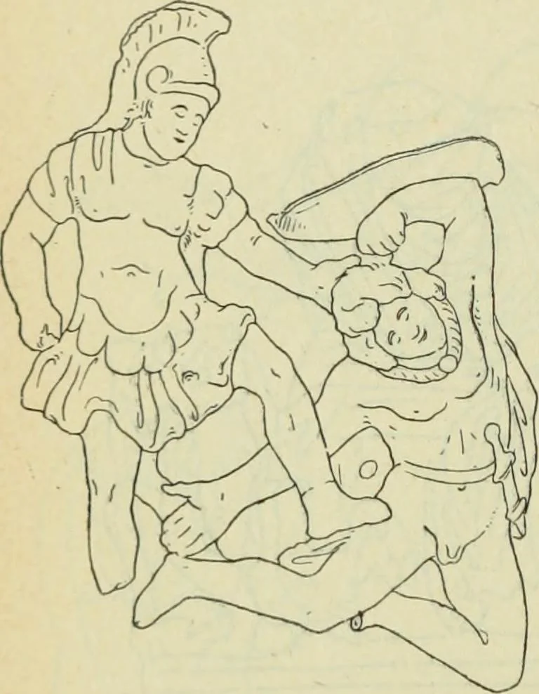 An illustration from Répertoire de la statuaire grecque et romaine, 1908, leaf 343