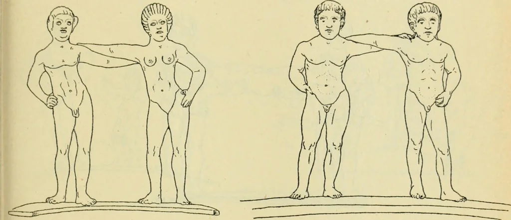 An illustration from Répertoire de la statuaire grecque et romaine, 1908, leaf 344