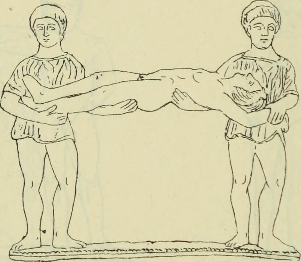 An illustration from Répertoire de la statuaire grecque et romaine, 1908, leaf 345