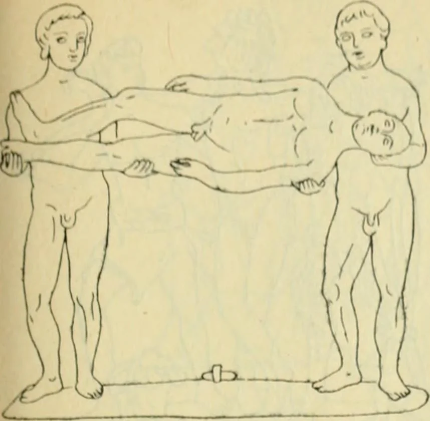 An illustration from Répertoire de la statuaire grecque et romaine, 1908, leaf 346