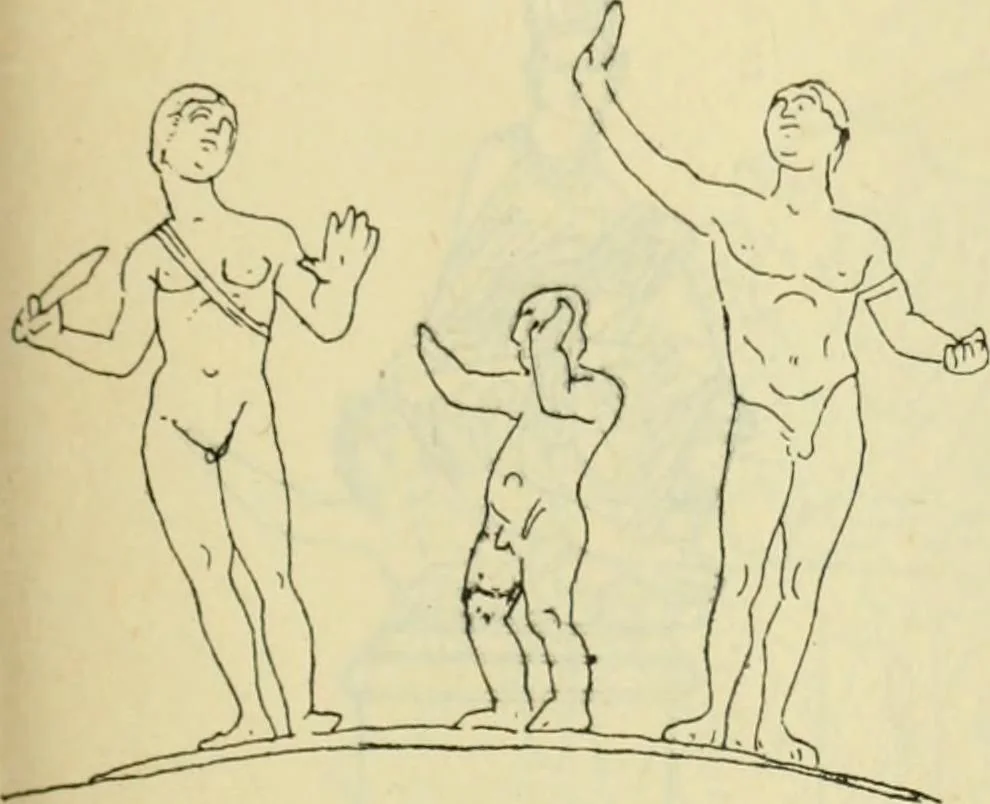 An illustration from Répertoire de la statuaire grecque et romaine, 1908, leaf 346