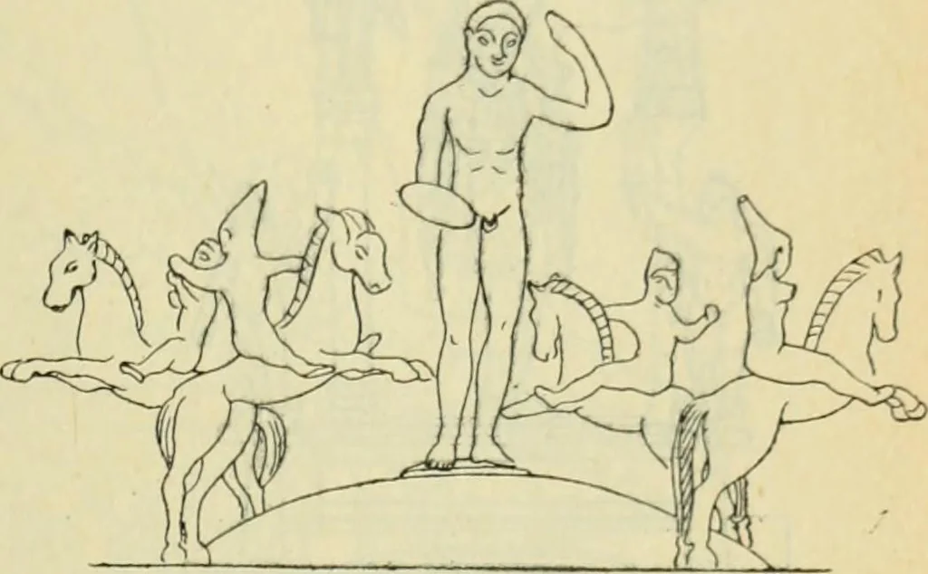 An illustration from Répertoire de la statuaire grecque et romaine, 1908, leaf 346