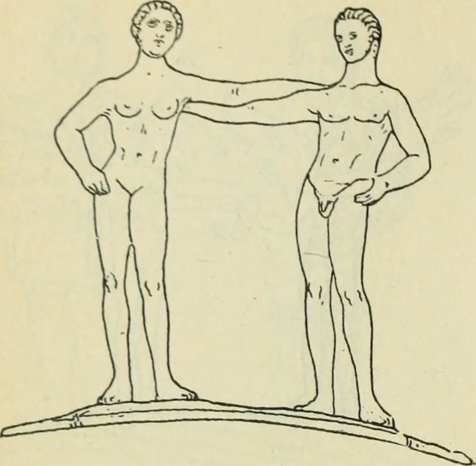 An illustration from Répertoire de la statuaire grecque et romaine, 1908, leaf 347