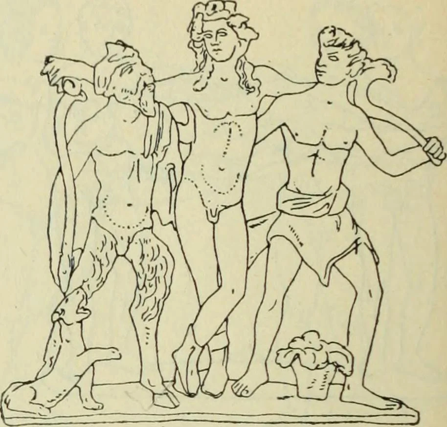 An illustration from Répertoire de la statuaire grecque et romaine, 1908, leaf 347