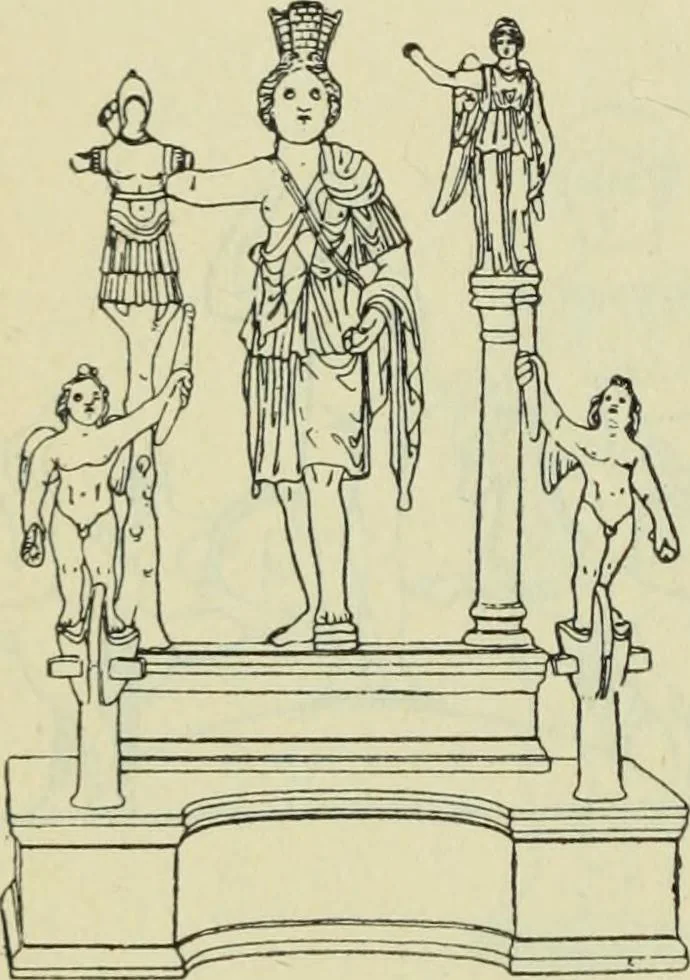 An illustration from Répertoire de la statuaire grecque et romaine, 1908, leaf 347