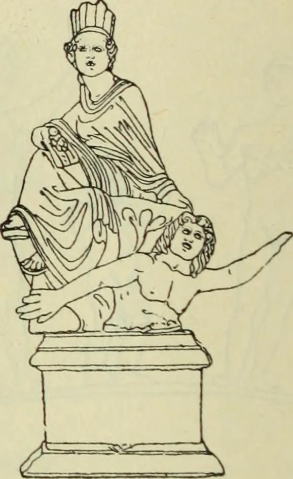 An illustration from Répertoire de la statuaire grecque et romaine, 1908, leaf 347